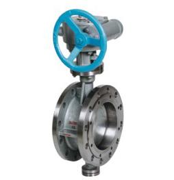 Metal seat flanged butterfly valve